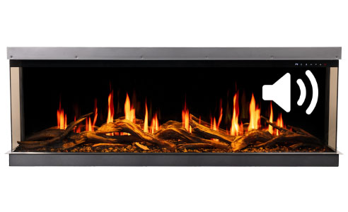 Camini elettrici con suono Gold