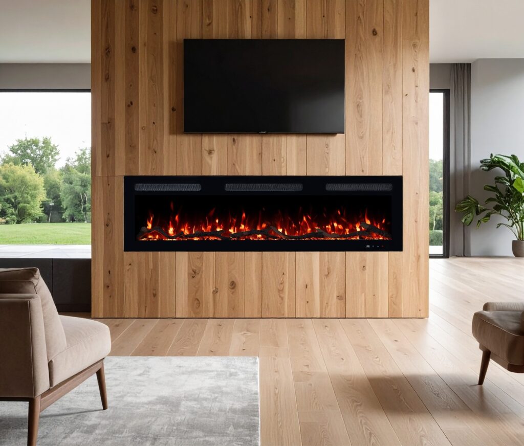 tani kominek elektryczny